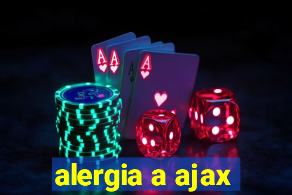 alergia a ajax